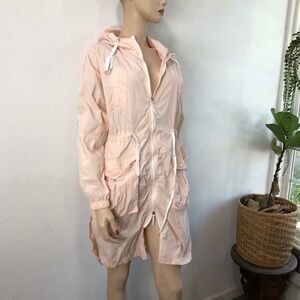 jacket bershka women peach, hoodie size:M